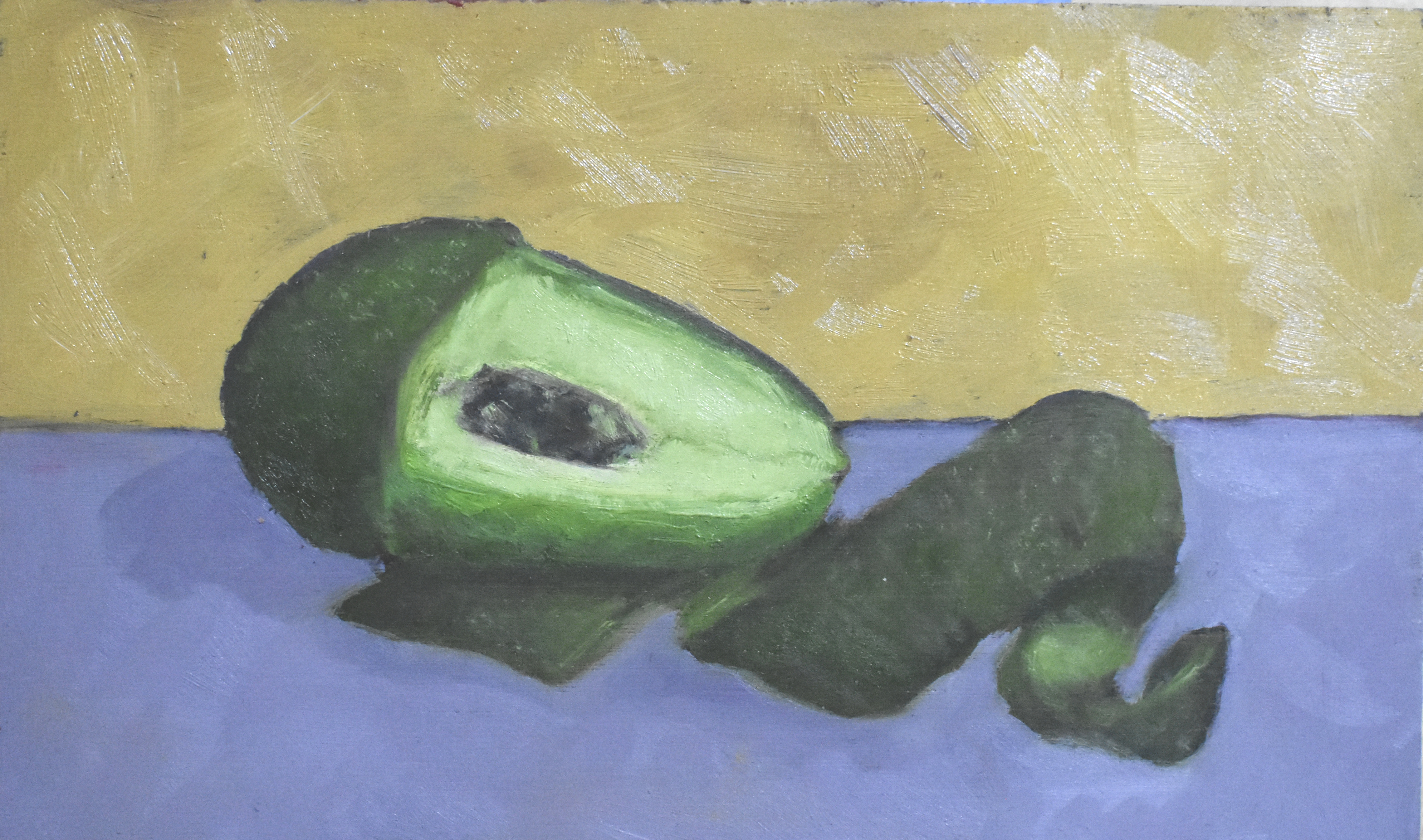 Aguacate en plato