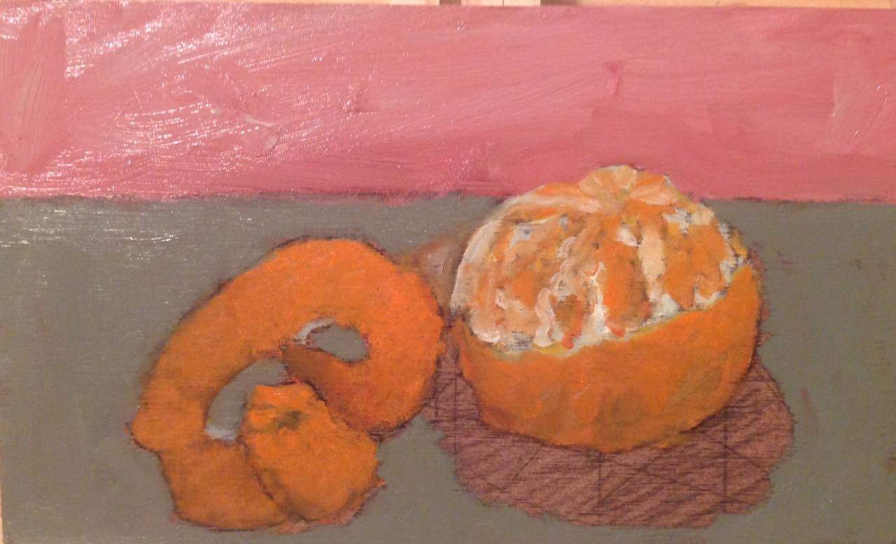 Mandarina pelada